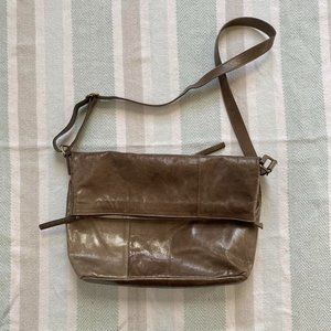 GARNET HILL | Leather Foldover Crossbody Bag